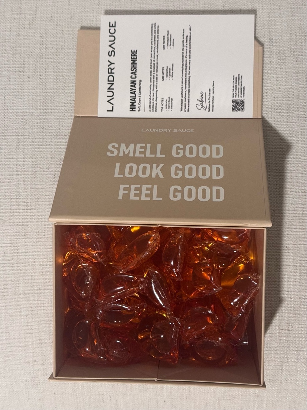 New Full Box Laundry Sauce Himalayan Cashmere 30 Count Laundry Pods